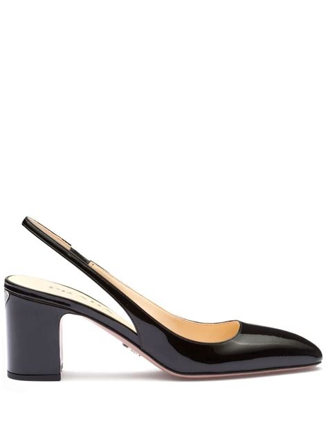 prada ombre patent leather pumps|Prada Logo Patent Slingback Pump (Women) .